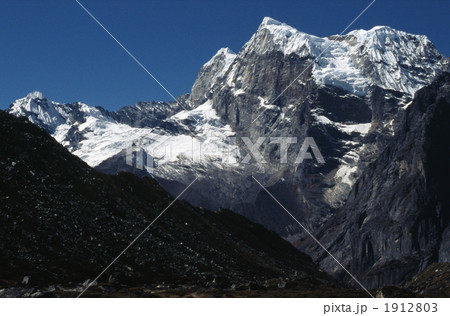 クスムカングル(6367m)ディグカルカ付近より クスムカングル(6367m)ディグカルカ付近より 1912803