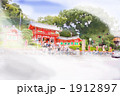 八坂神社　デジタルアート 1912897