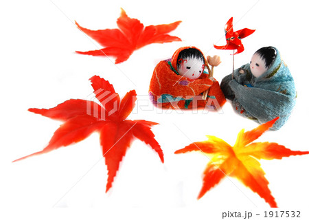 お手玉人形　紅葉狩り 1917532