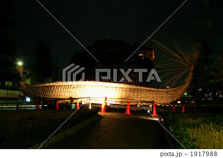 月夜の葦の船と七里の渡し 1917988