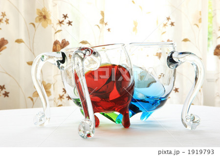 3色の透明グラス 3色の透明グラス 1919793