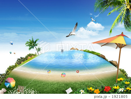 夏浜辺_c_845234 夏浜辺_c_845234 1921805