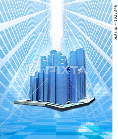 そびえ立つ超高層ビル街 1922346