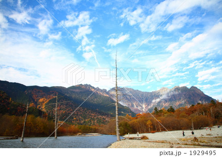 すばらしい紅葉の上高地 1929495
