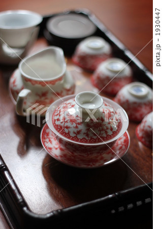 中国茶の赤い茶器 1930447