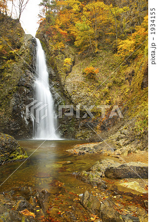 青森　白神山地　暗門の滝　第二の滝 1934155