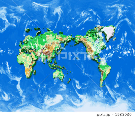 世界地図／気象予報イメージ 1935030