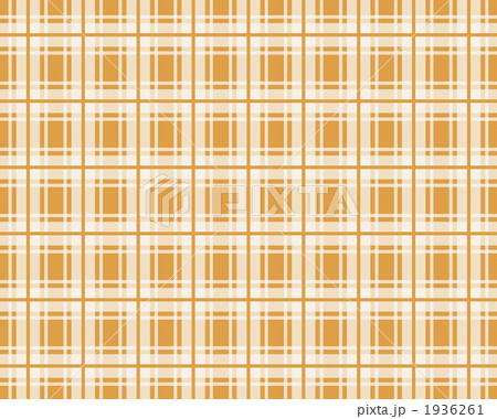 チェック柄（オレンジ） 1936261