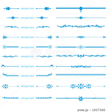 罫線 飾り罫 飾り線のイラスト素材
