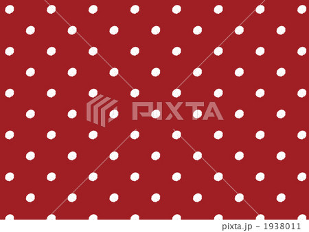 手書き水玉模様のイラスト素材
