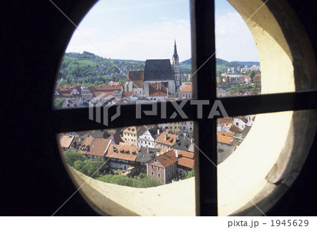 チェコ/チェスキークルムロフの街並 チェコ/チェスキークルムロフの街並 1945629