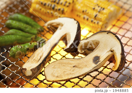 松茸の網焼き 1948885