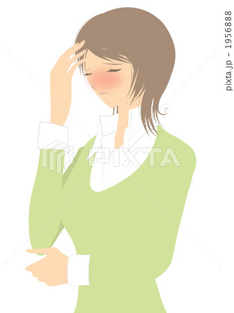 体調不良の女性 1956888