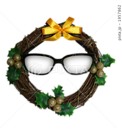 クリスマスリースめがね 1957862