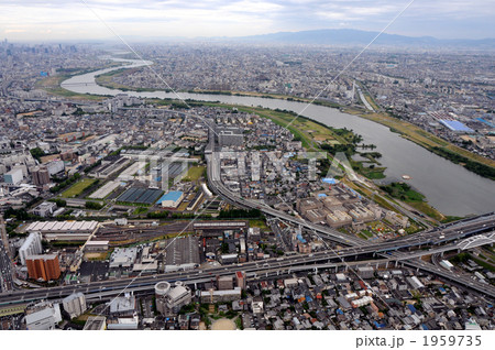 守口市大日近辺を空撮 1959735