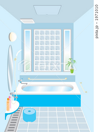 さわやかな浴室のイラスト素材 1971010 Pixta