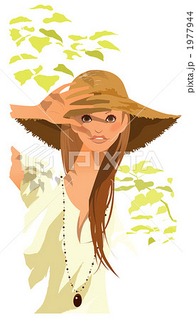 日差しの下の女性 1977944