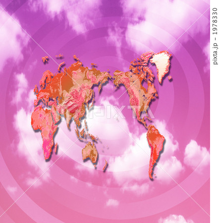 温暖化した世界地図/異常気象 温暖化した世界地図/異常気象 1978330
