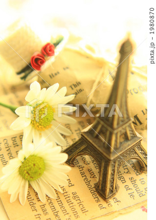 孔雀草とエッフェル塔 孔雀草とエッフェル塔 1980870