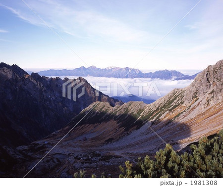 剣御前小屋より後立山 剣御前小屋より後立山 1981308