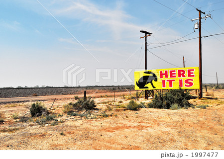 ルート66　ウサギの看板 1997477