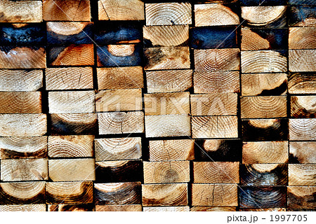 積み重なった材木. 積み重なった材木. 1997705