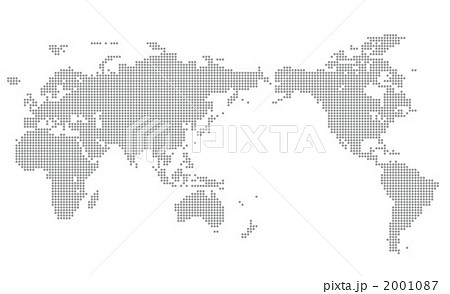ドット世界地図 2001087