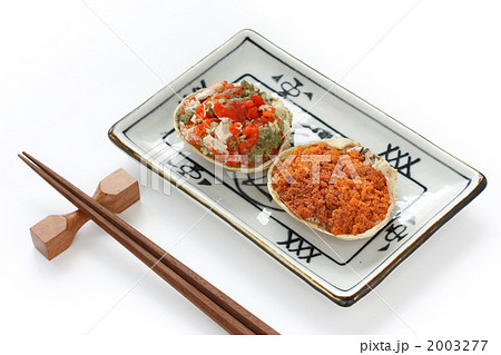 香箱蟹の内子と外子 香箱蟹の内子と外子 2003277