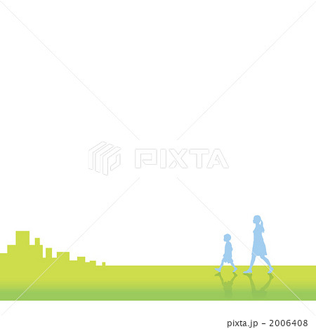 女性と男の子と都市 女性と男の子と都市 2006408
