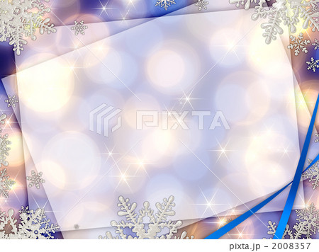 雪の結晶の背景素材 2008357