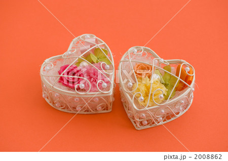 プチ　バレンタイン　ハート形アートフラワー 2008862