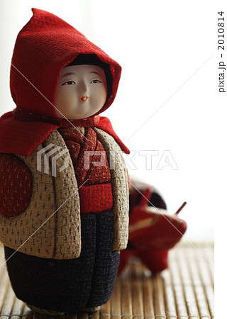 木目込み人形と赤べこ 木目込み人形と赤べこ 2010814