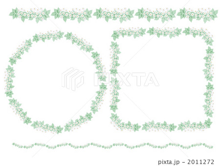 罫線ジャガイモの花 2011272