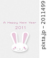 うさぎ年賀状 2011499