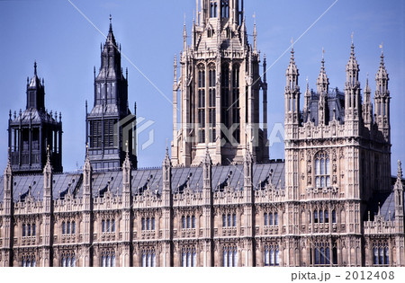 英国国会議事堂の写真素材