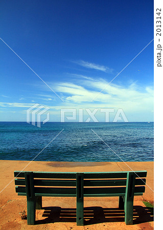 アラモアナパークのベンチ 2013142