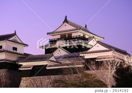 松山城 夕暮れ 松山城 夕暮れ 2014192