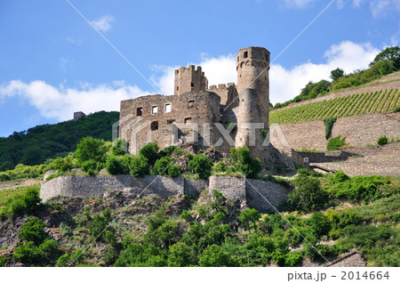 ドイツ　ライン渓谷　エーレンフェルス城址 2014664