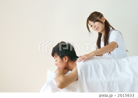 メンズエステ（モデル：奥山祥子・渡辺雄太） 2015633