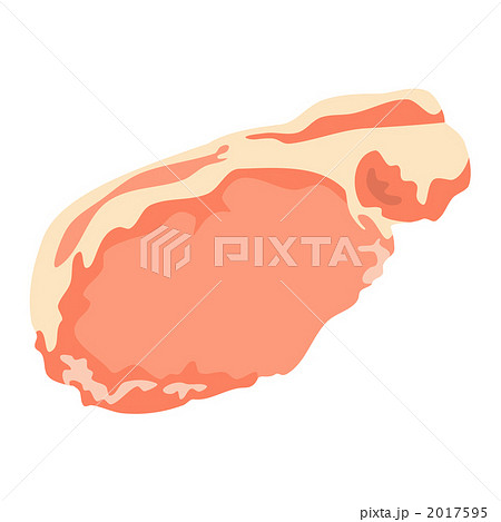 肉　豚肉　ぶた肉のイラスト 2017595