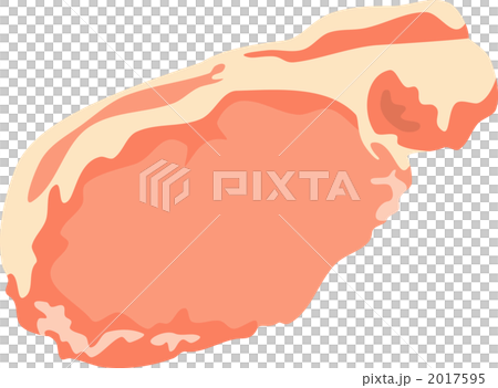 肉　豚肉　ぶた肉のイラスト 2017595