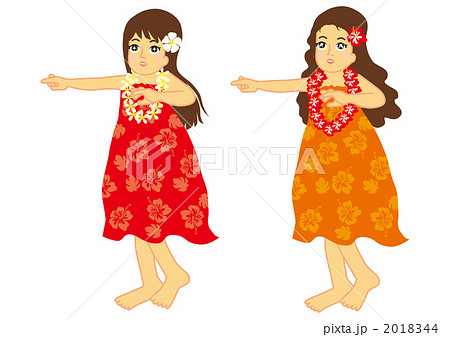 フラダンスの少女 2018344