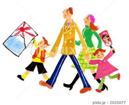 家族で初詣 2020077