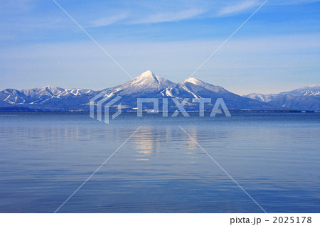 猪苗代湖と磐梯山(舘浜) 猪苗代湖と磐梯山(舘浜) 2025178