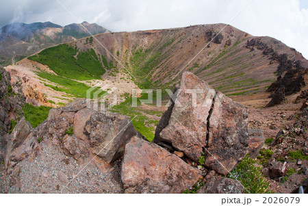 浄土平吾妻小富士の噴火口 2026079