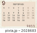 ２０１１年カレンダー　９月 2028683