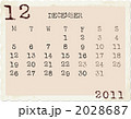 ２０１１年カレンダー　１２月 2028687