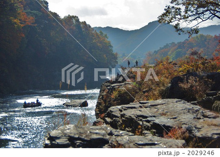 晩秋の長瀞、荒川ライン下り 2029246