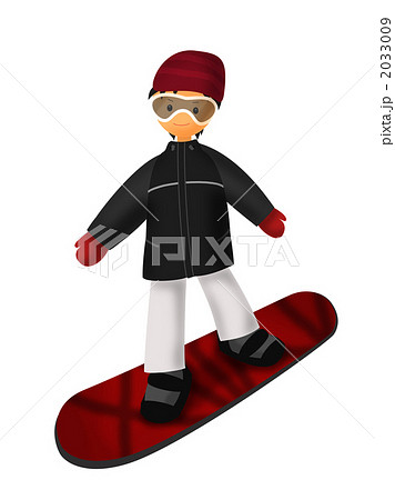 スノーボードを楽しむ男性 2033009