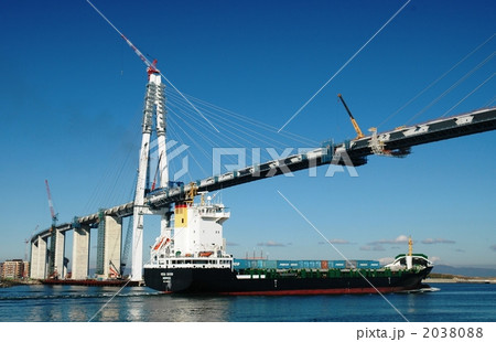 日本海側最大の斜張橋・新湊大橋 2038088